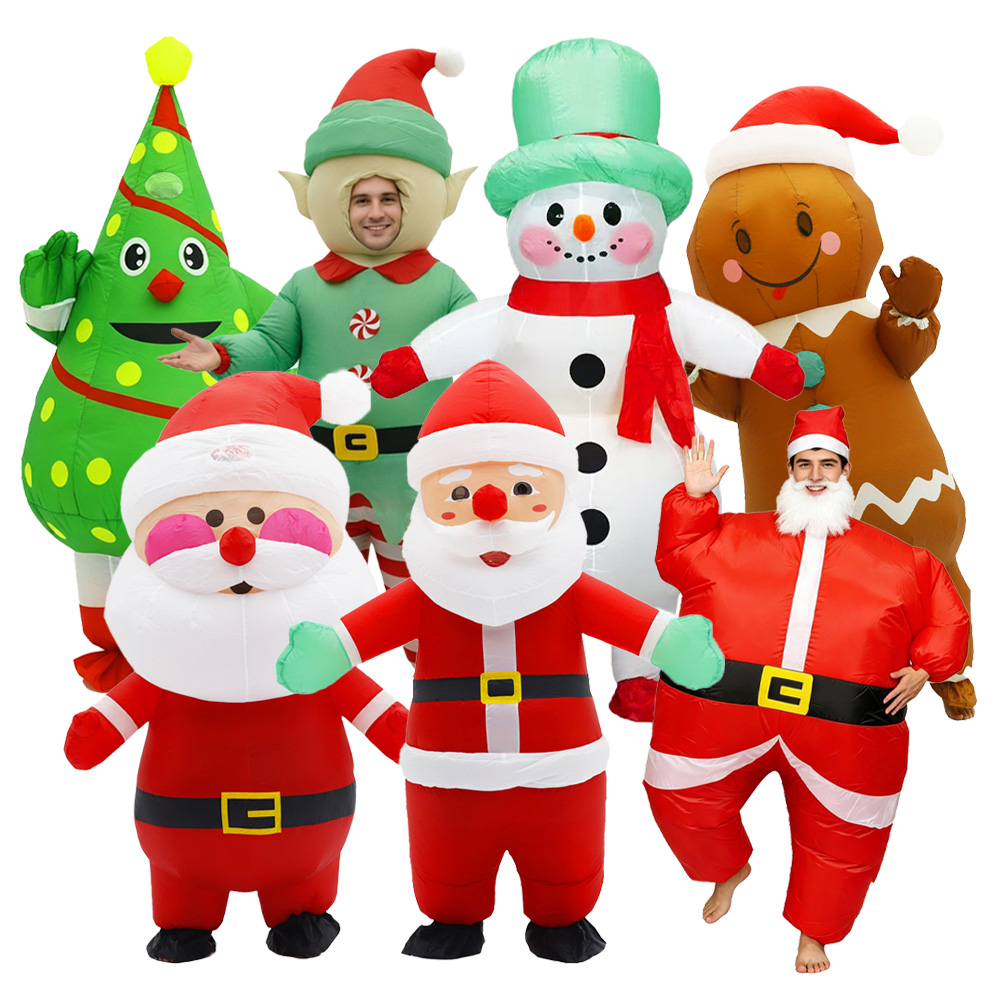 Costumes - Christmas Funny Inflatable Costumes Gingerbread Man