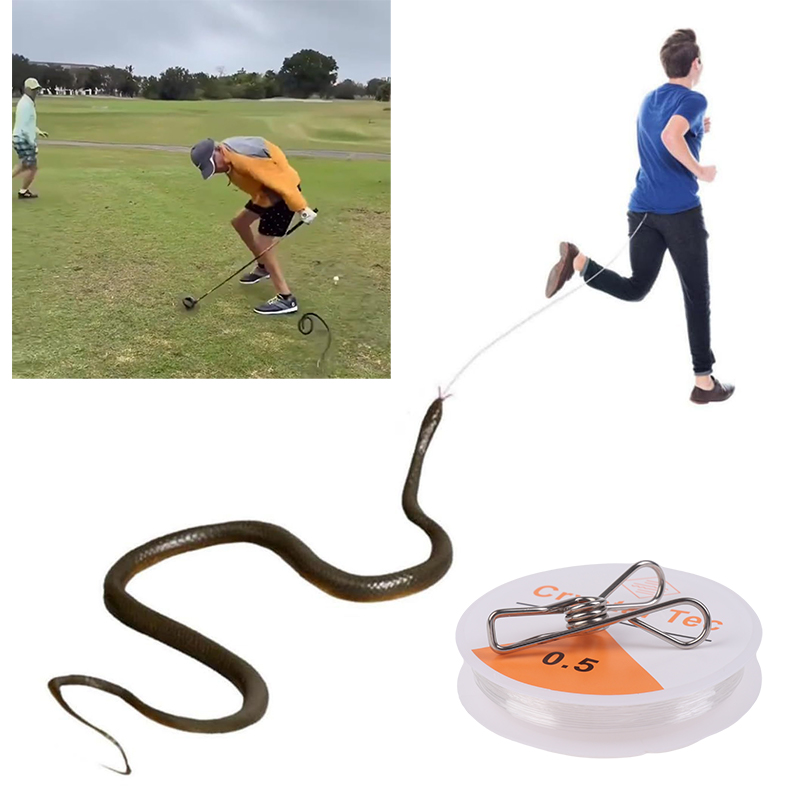 Outdoor Snake Prank with Strin - Prank Toys recension och pris