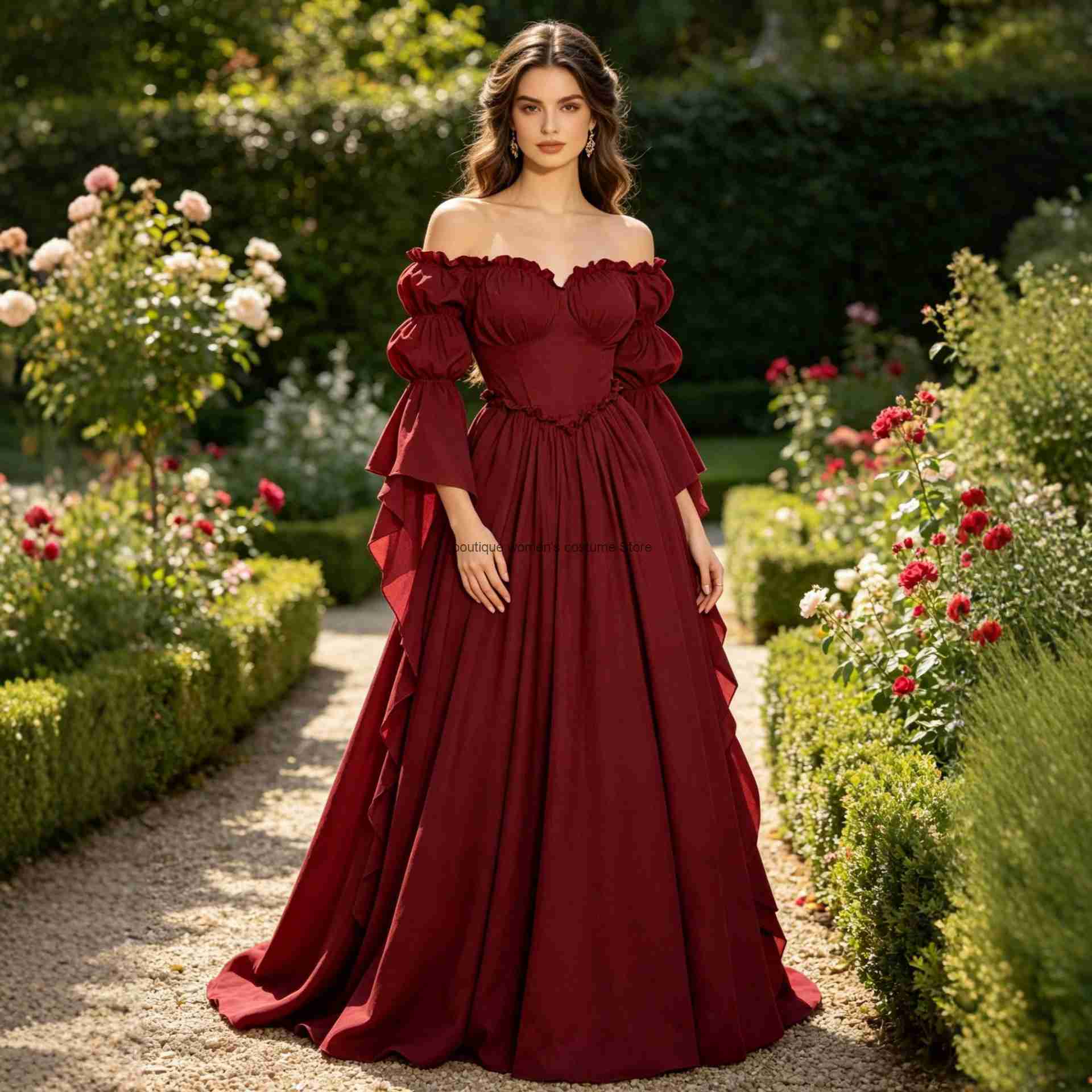 New Medieval Renaissance Gown  - Medieval Renaissance Dress Women recension och pris