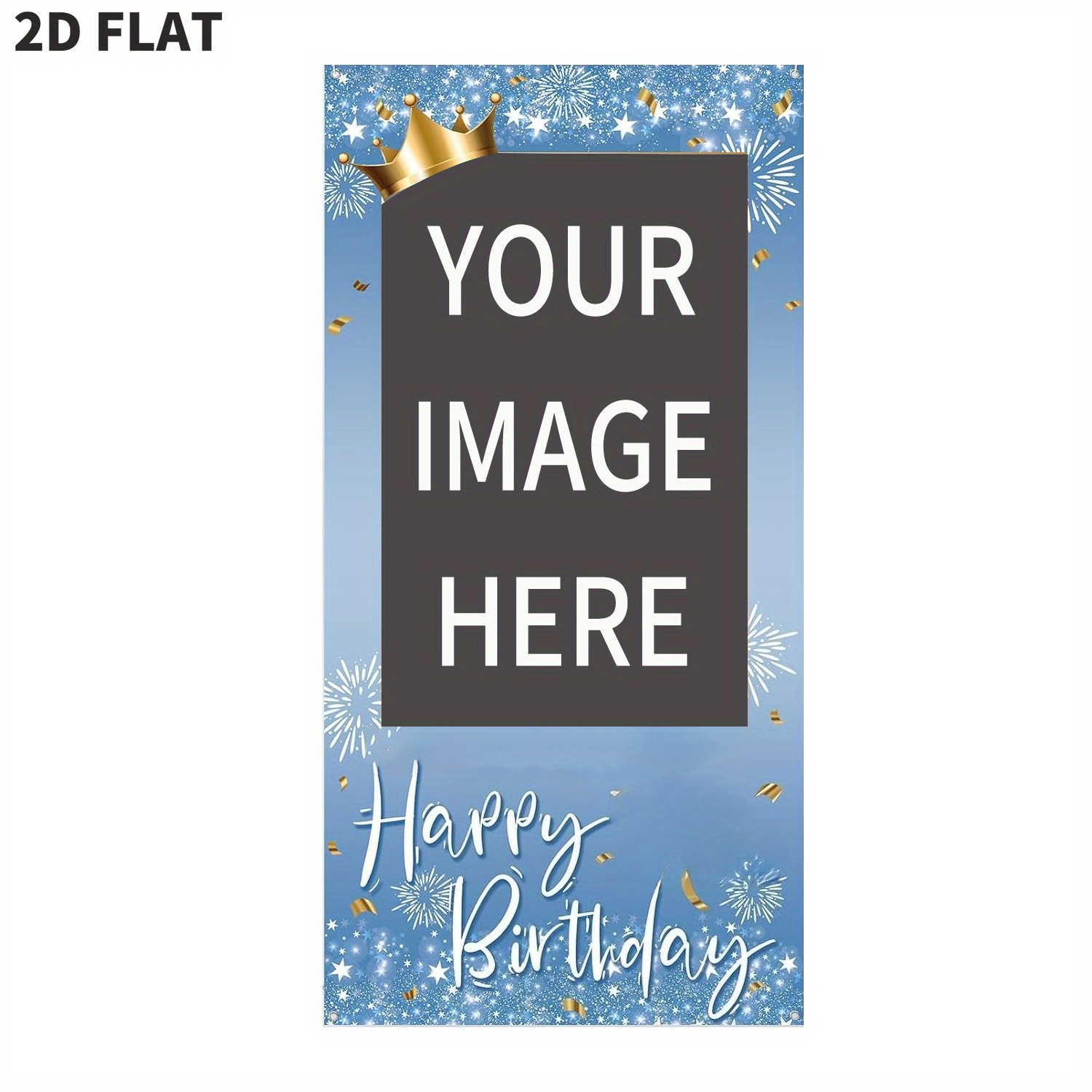 Custom Blue Color Happy Birthd - Party Supplies recension och pris
