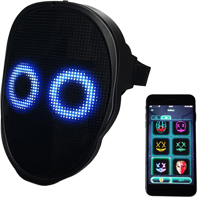 Party LED Light up Mask Gestur - Led Purge Mask Halloween recension och pris