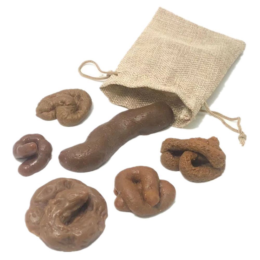 6Pcs Turd Tricky  Fool's Holid - Fake Poop Gag Gift recension och pris