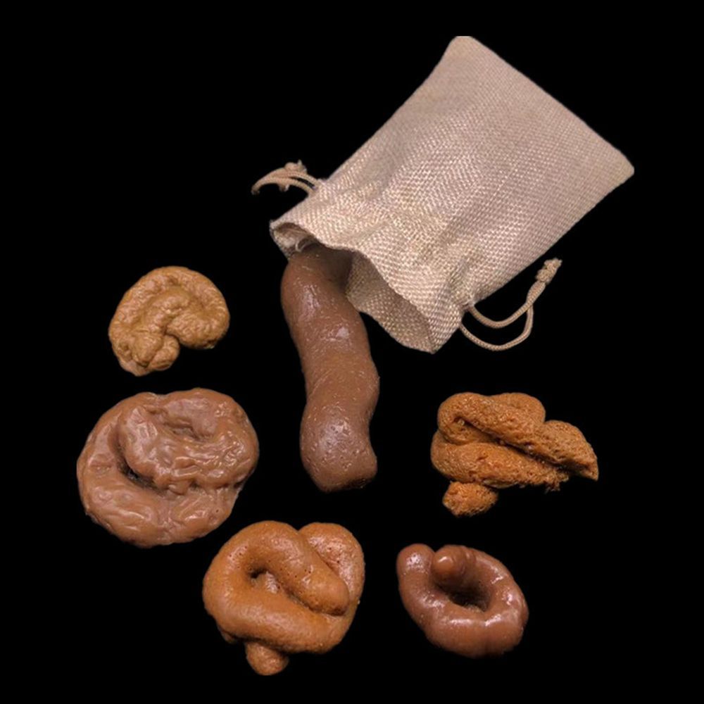 6Pcs Turd Tricky  Fool's Holid - Fake Poop Gag Gift recension och pris