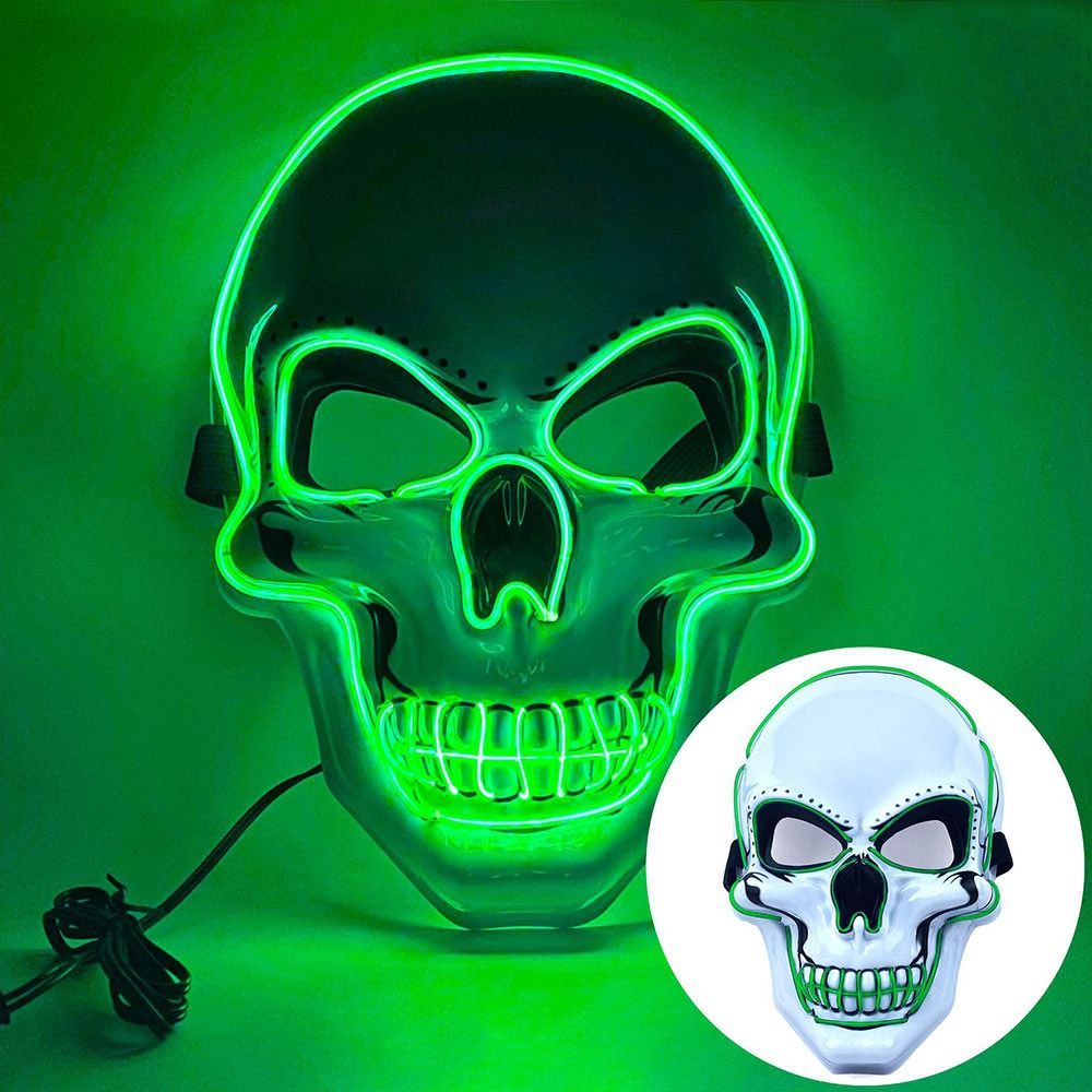 Fashion Horror Halloween Skull - Led Purge Mask Halloween recension och pris