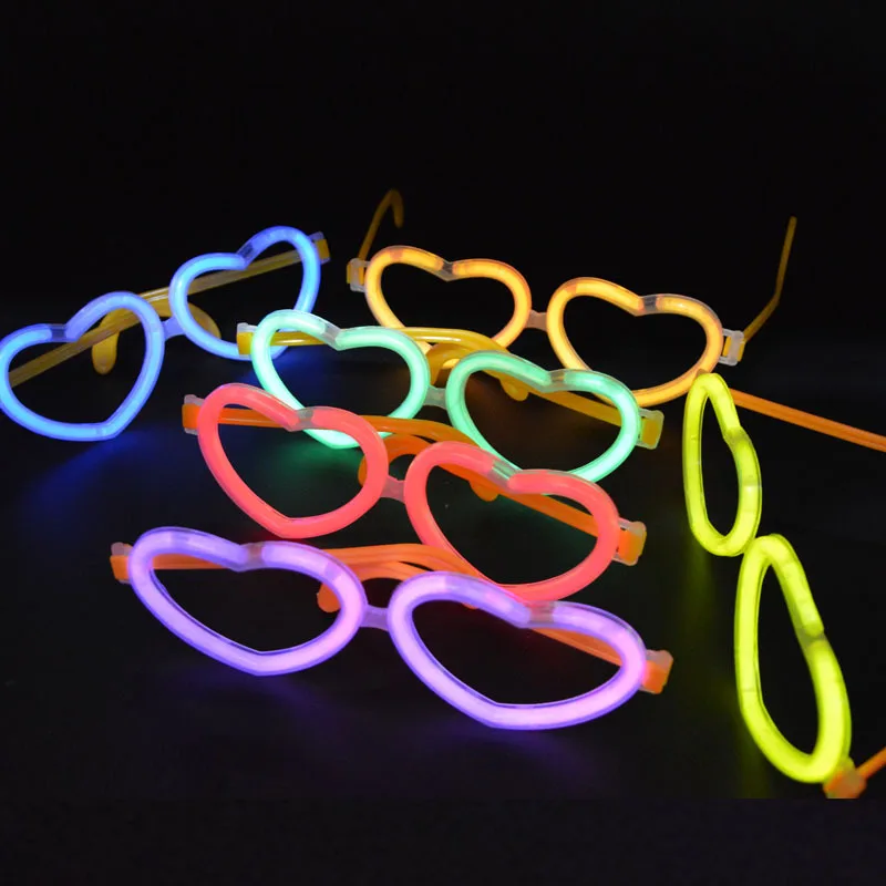 20 Sets Festive DIY Luminous H - Glow In The Dark Party Glasses recension och pris