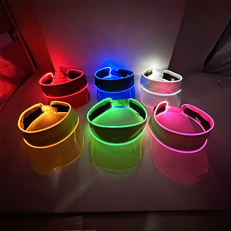 Glowing Summer Sunshade Cap Ho - Glow In The Dark Party Glasses recension och pris
