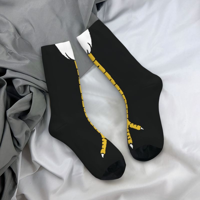 Custom Chicken Leg Men's Crew  - Funny Chicken Leg Socks recension och pris