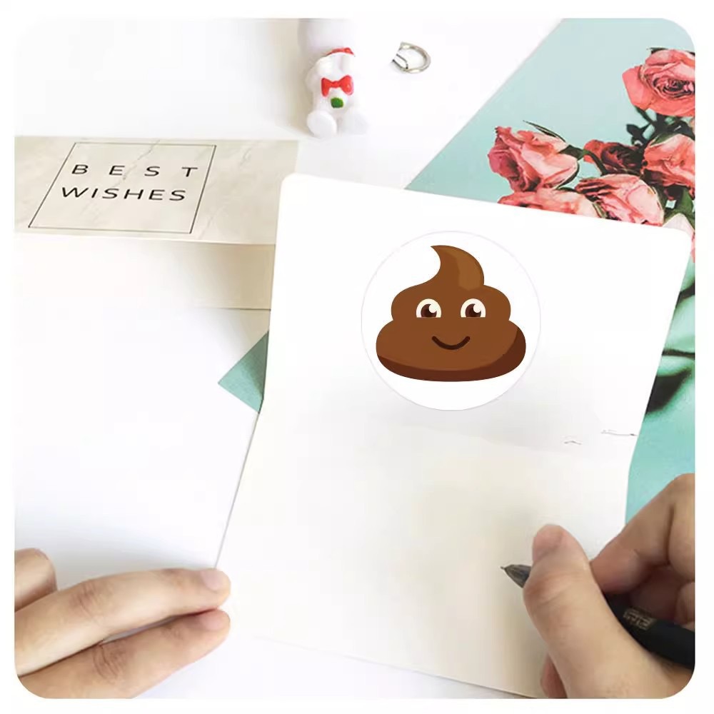 100-500pcs Funny Poop Cartoon  - Prank Toys recension och pris