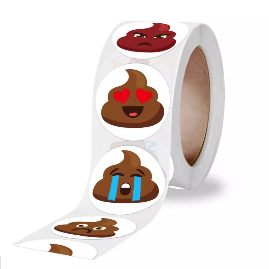 100-500pcs Funny Poop Cartoon  - Prank Toys recension och pris