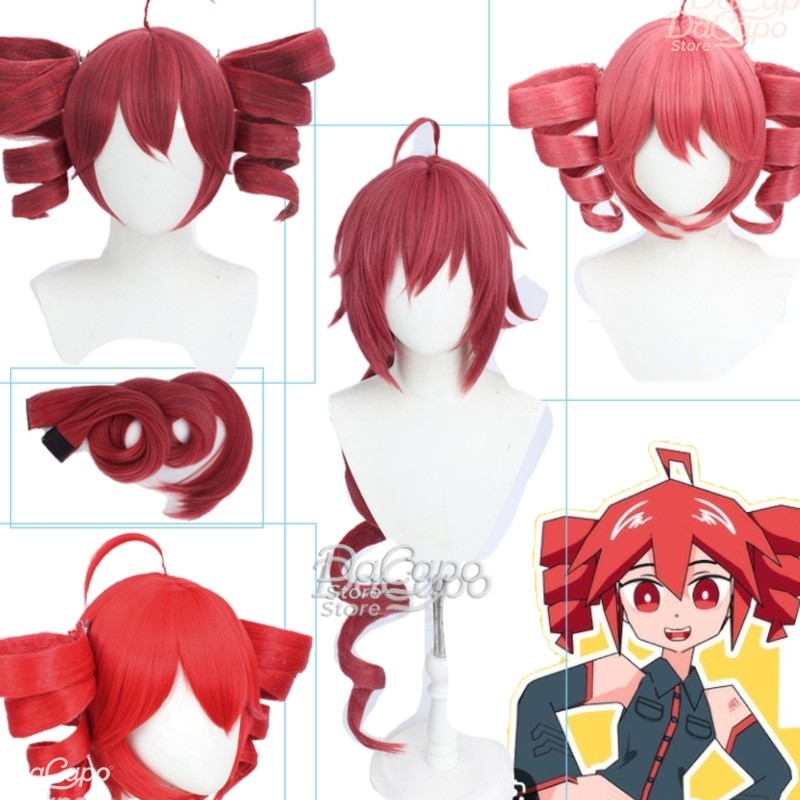 6 Styles Kasane Teto Anime Cos - Anime Cosplay Wig Heat Resistant recension och pris