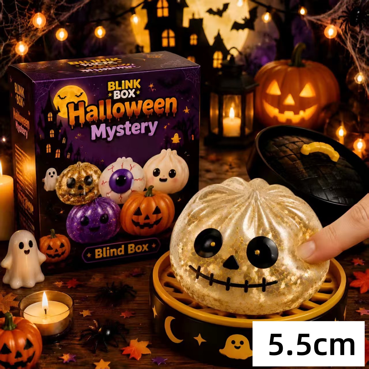 hot 5.5cm Halloween Ghost Pinc - Novelty Gifts recension och pris