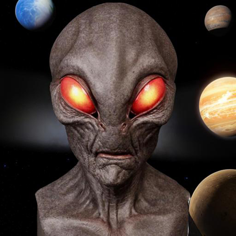 1pc, Alien Mask - Realistic la - Latex Alien Mask Realistic recension och pris