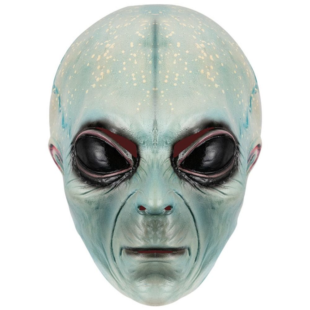 Latex Material Alien Mask Gree - Latex Alien Mask Realistic recension och pris