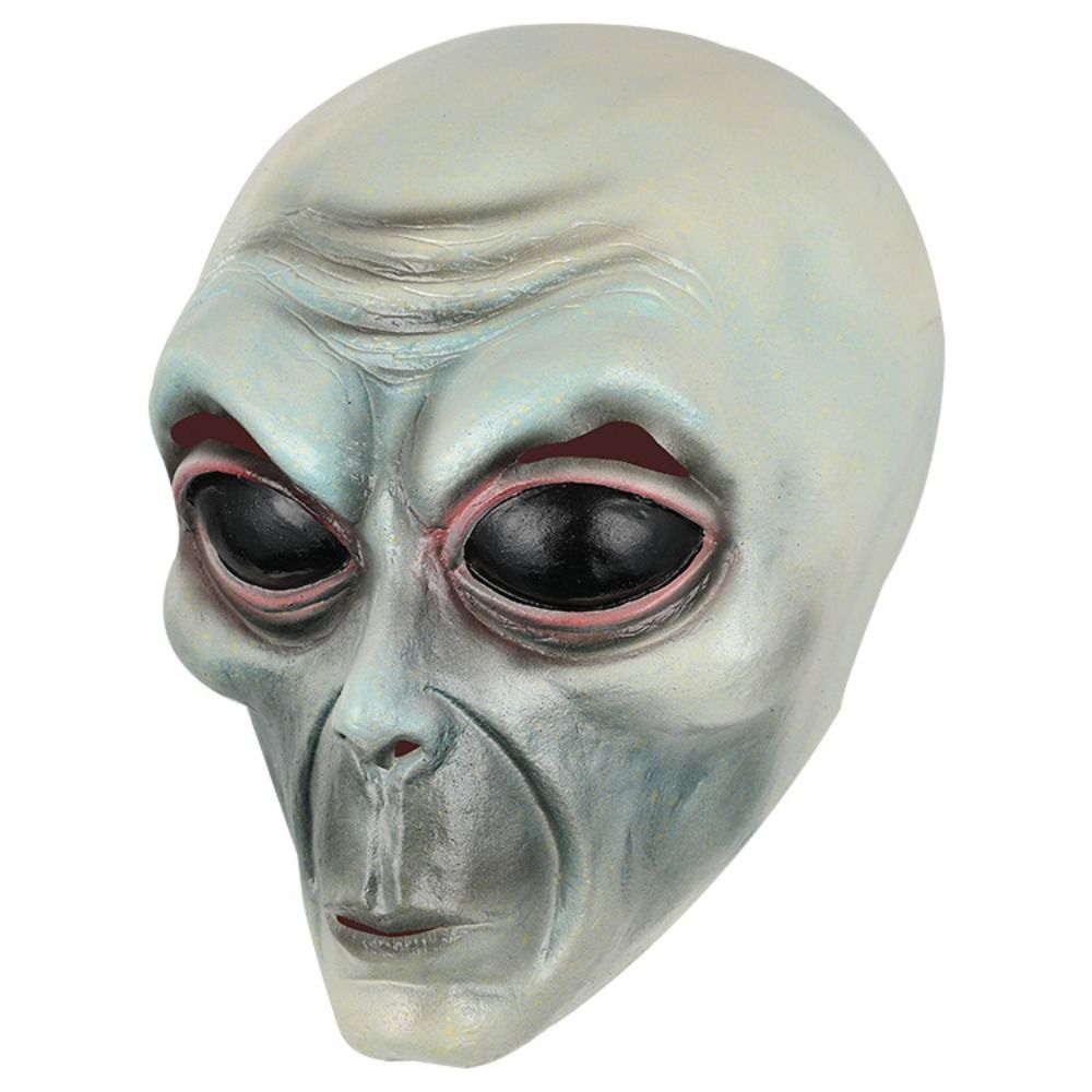 Latex Material Alien Mask Gree - Latex Alien Mask Realistic recension och pris